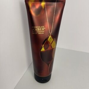 Bath & Body Works Chocolate Amber Body Cream‎ Moisturizing Lotion 8 oz Retired
